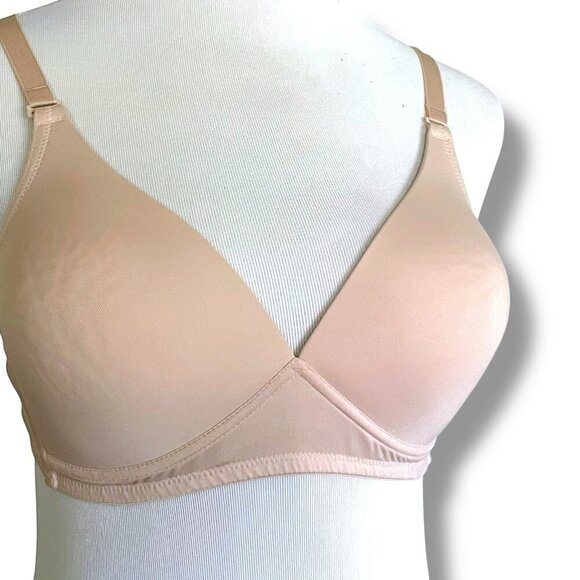Wacoal 36C Bra Nude Beige Perfect Contour Wireless Plunge Convertible 65033 - Picture 2 of 7
